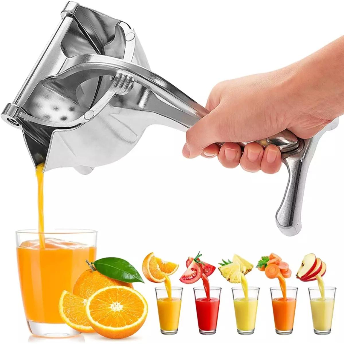 ilver Metal Manual Juicer Fruit Squeezer Juice Squeezer Lemon Orange Juicer Press Household Multifunctional Juicer